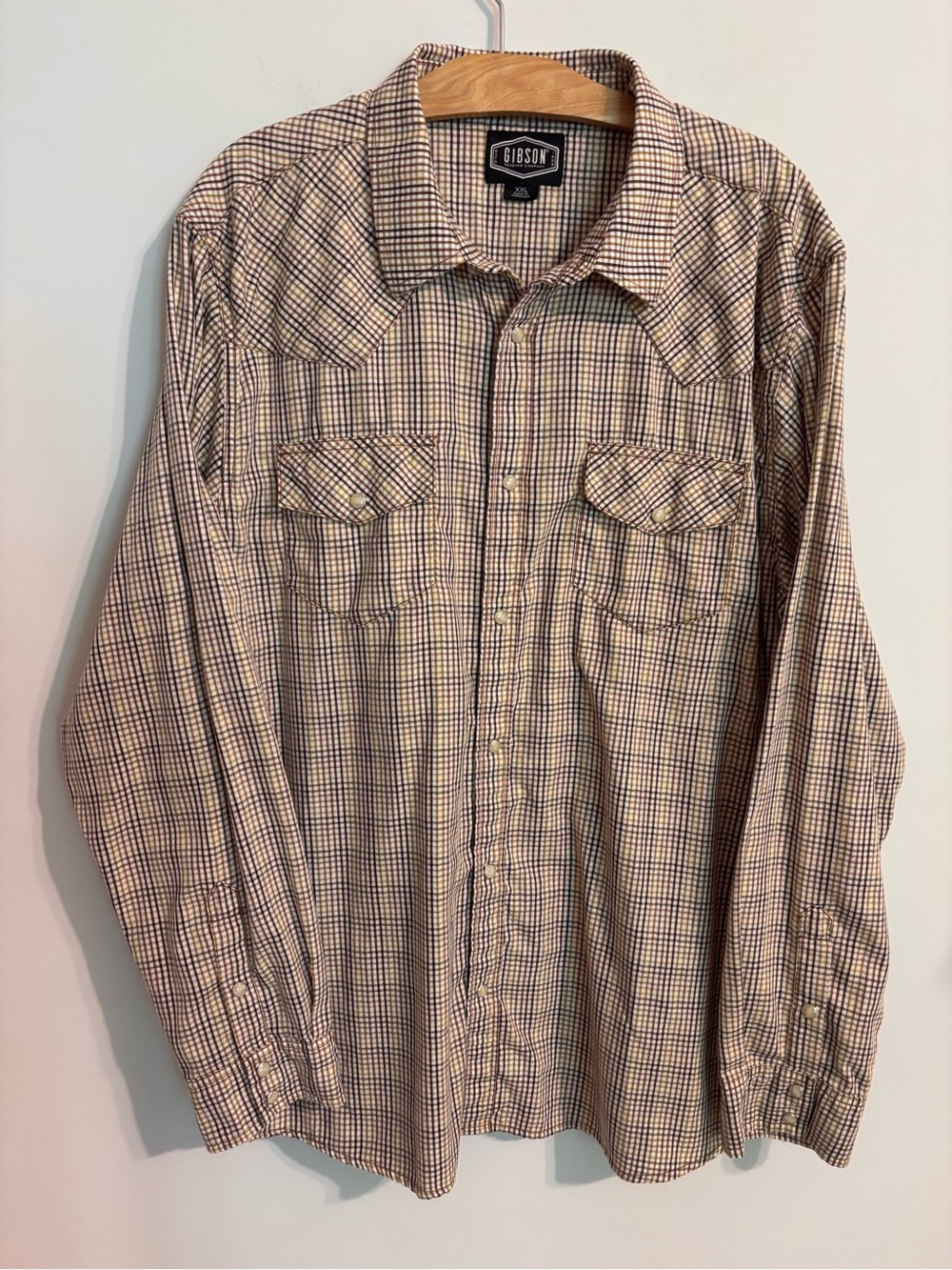 Gibson Trading Company men’s western-style long-sleeve shirt